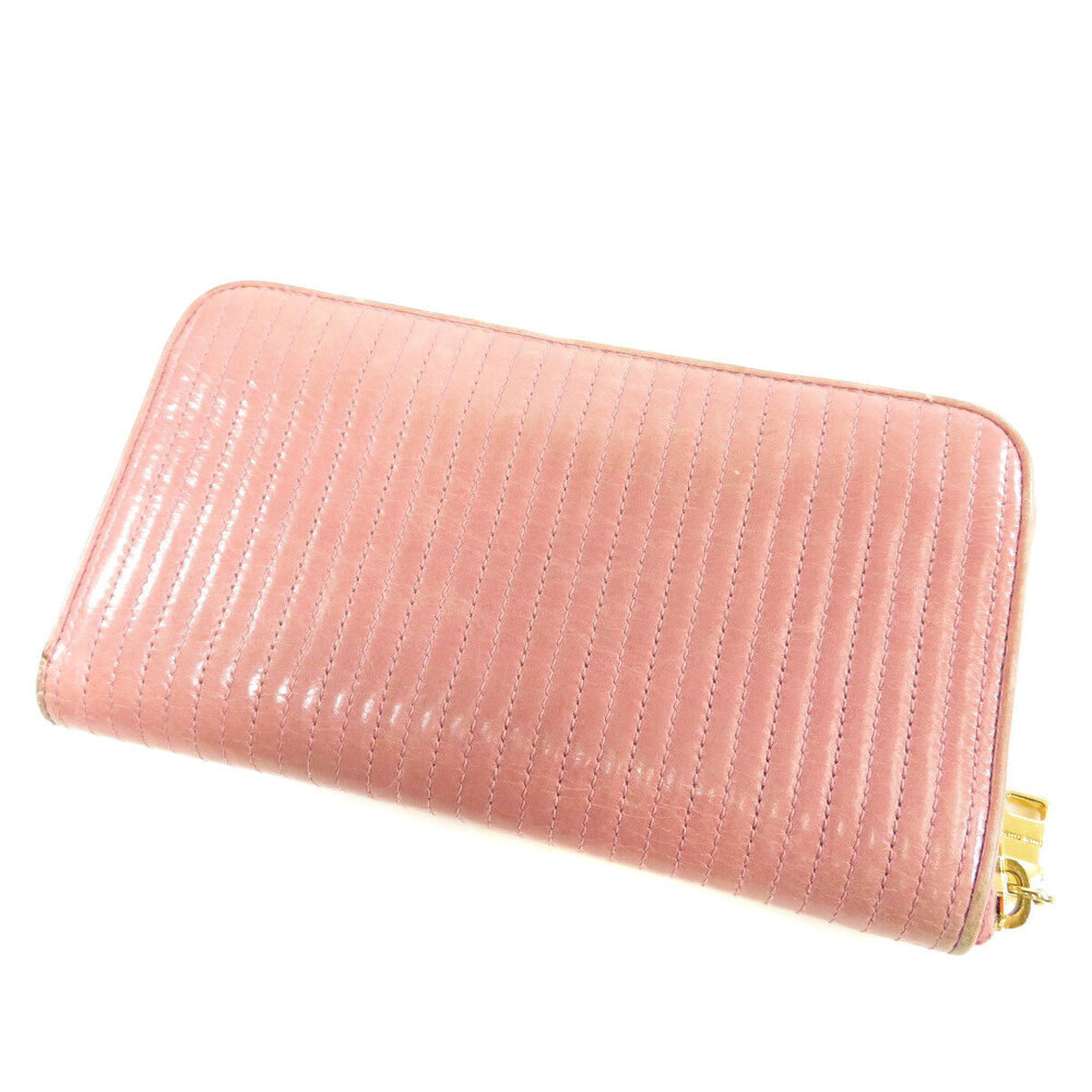 Miu Miu motif long Wallet leather